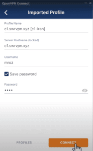 اتصال به open vpn از خارج کشور
