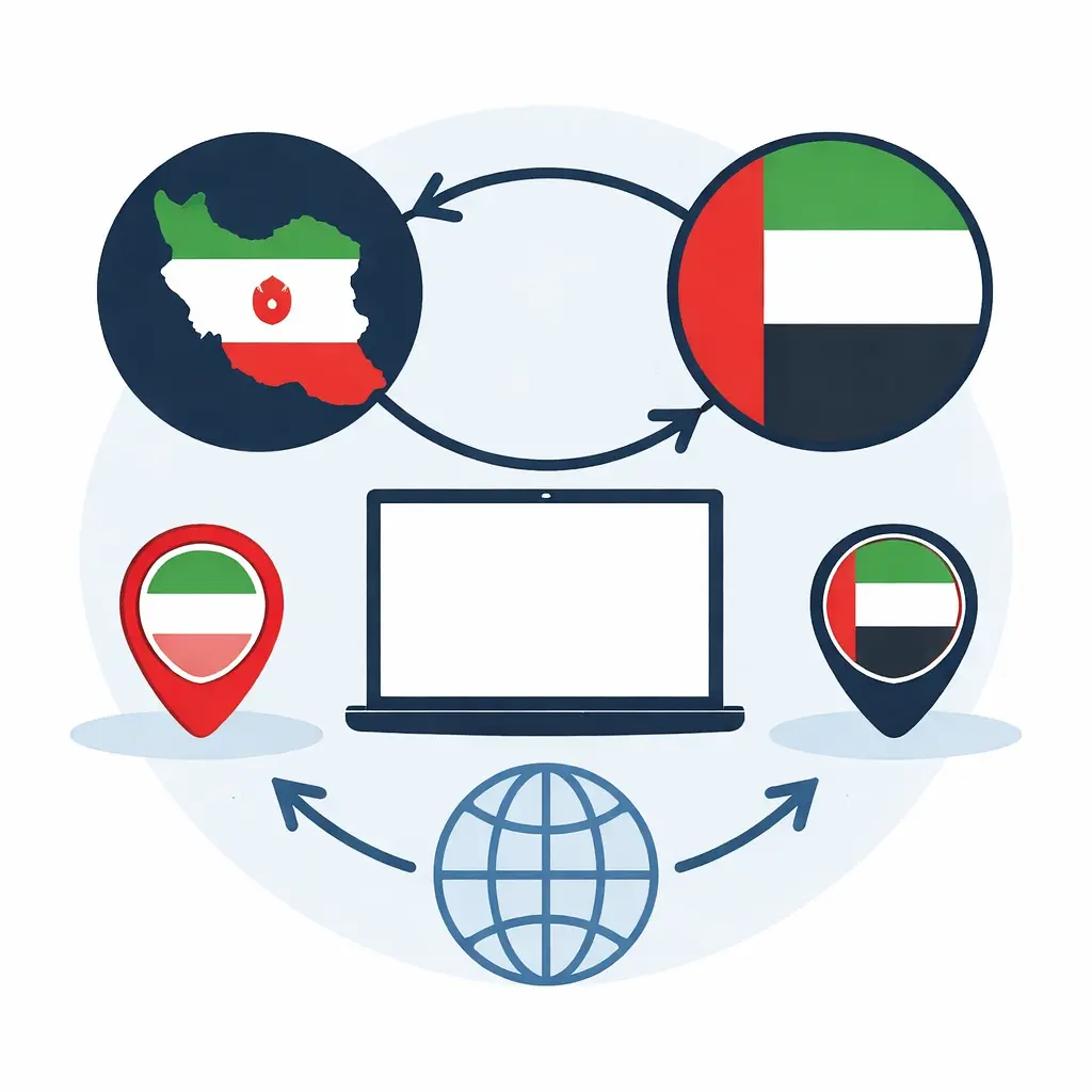 اتصال به ای پی ایران در امارات