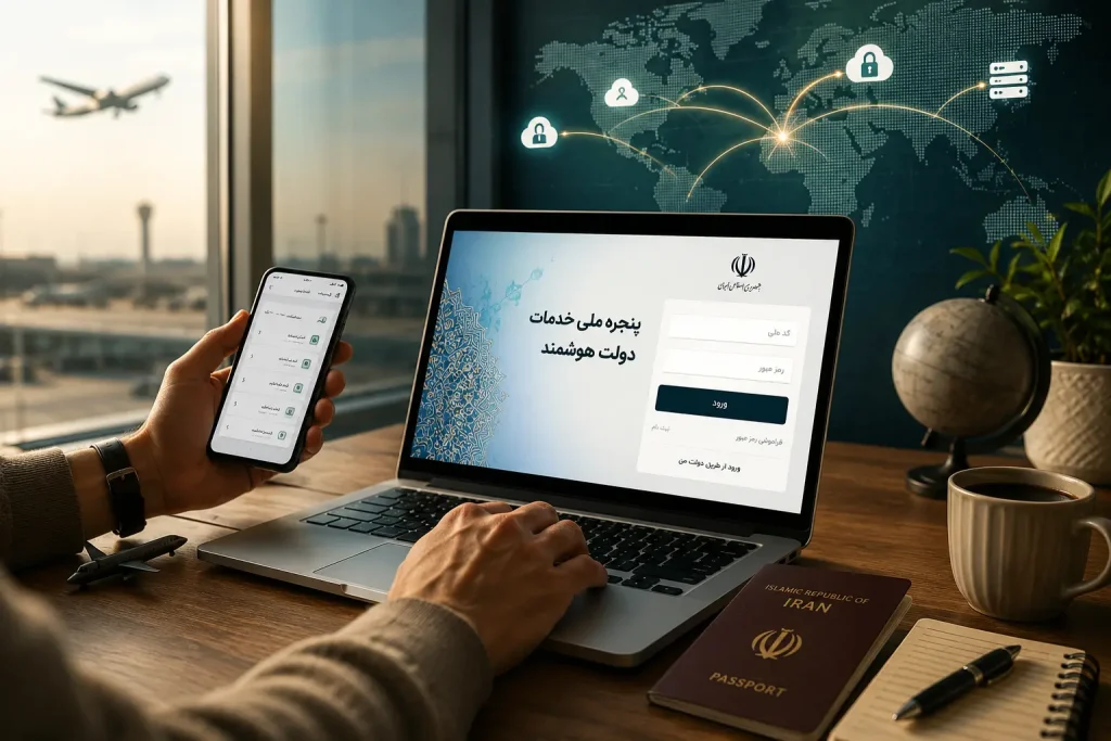 مشکل کاربران خارج کشور هنگام ورود به سامانه خدمات دولت