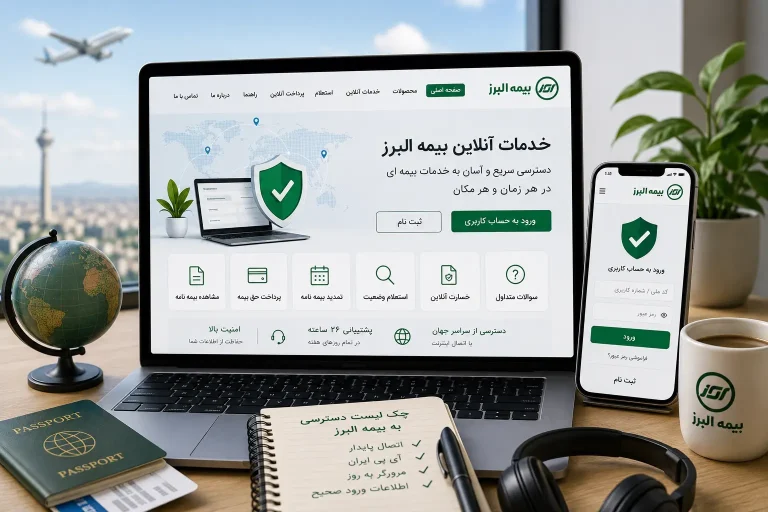 دسترسی به بیمه البرز در خارج کشور