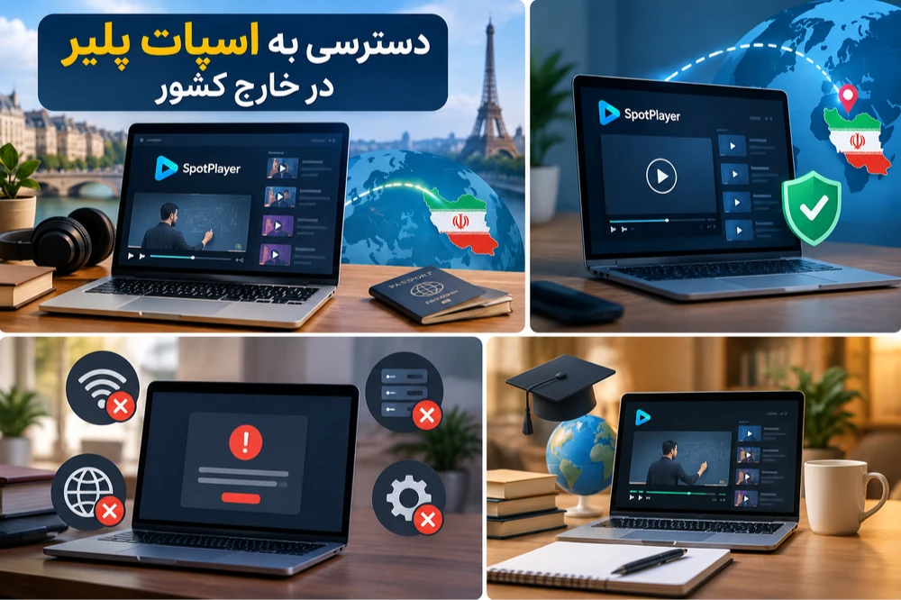تصویر شاخص «دسترسی به اسپات پلیر در خارج کشور؛ آموزش رفع مشکل باز نشدن SpotPlayer»